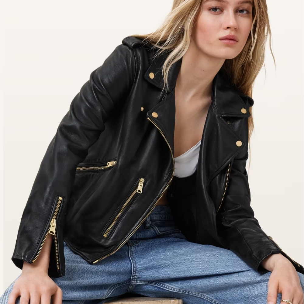 All Saints Balfern Leather Jacket